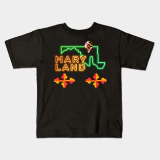 MARYLAND STATE DESIGN Kids T-Shirt